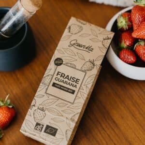 FRAISE-GUARANA – Thé noir bio – Recharge 75G
