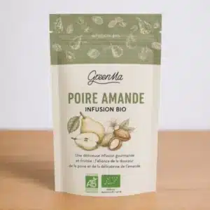 POIRE AMANDE – infusion bio – Recharge 100G