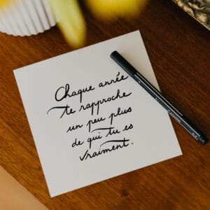 Carte – CHAQUE ANNEE (avec enveloppe)